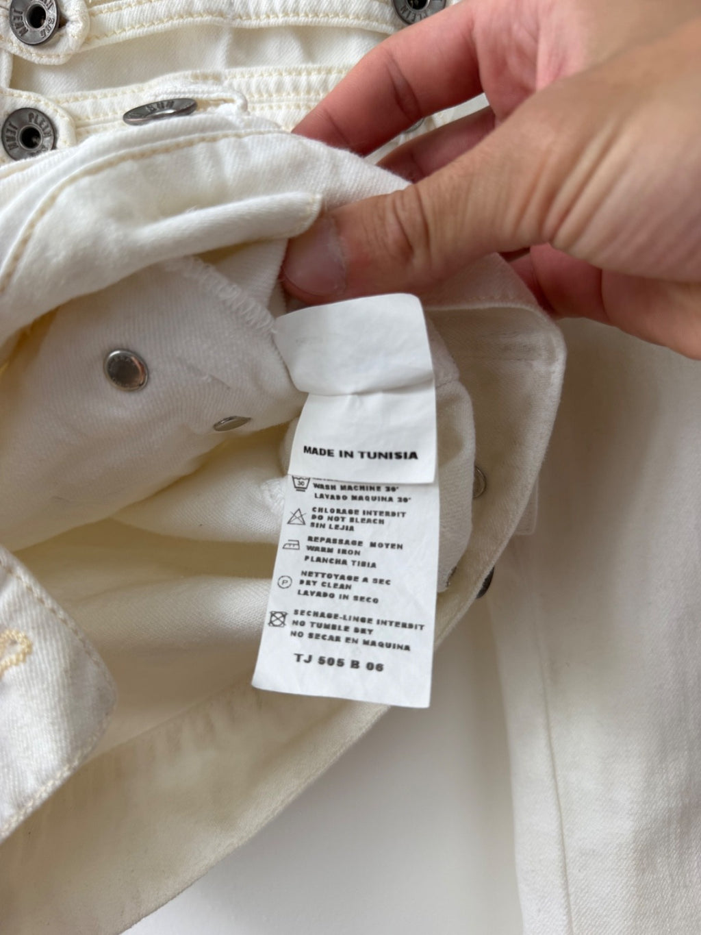 Plein Sud White Denim Napoleon Jacket Size XS
