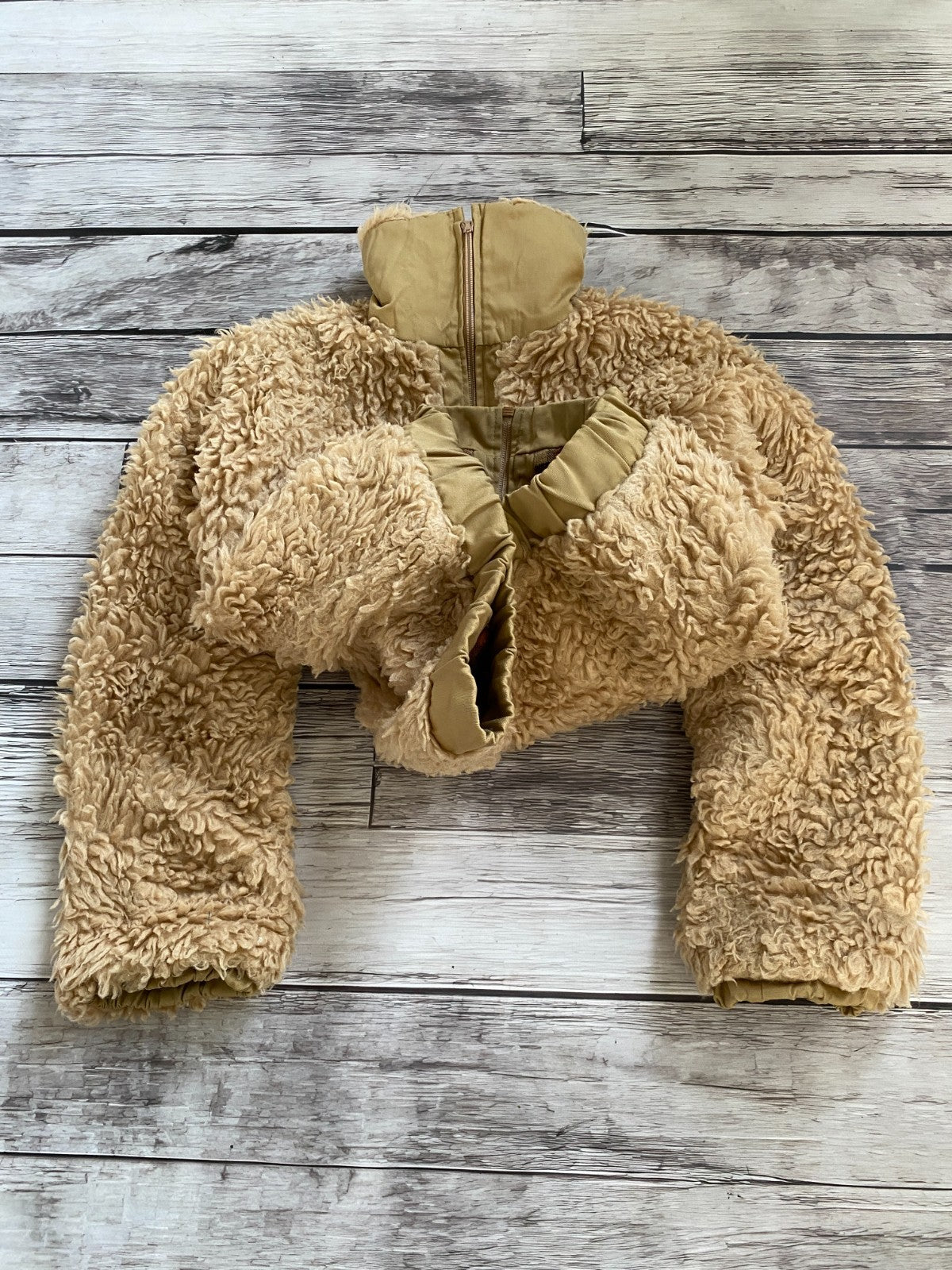 Japanese brand vintage Yohji Dolce Gabbana 2003 style Mohair Fur jacket