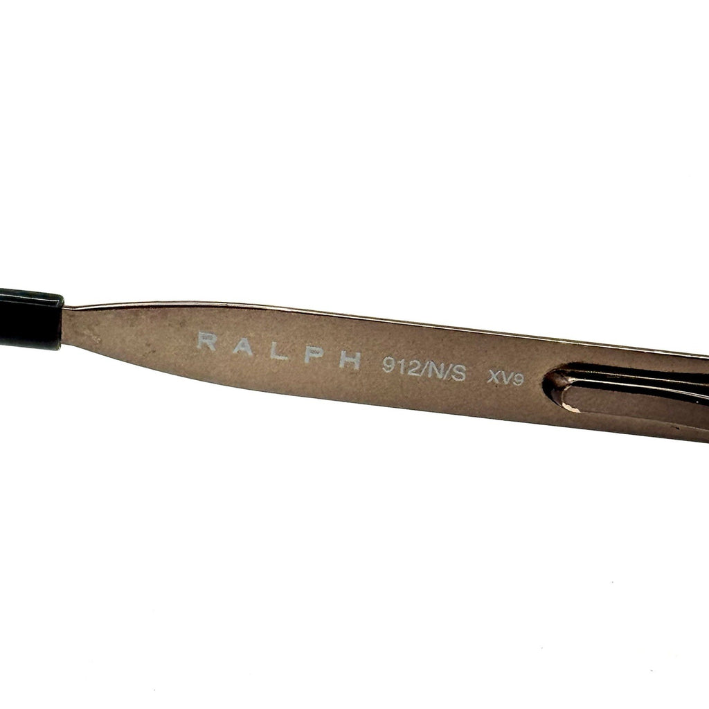 Ralph Lauren Oval Sunglasses 912/N/S VTG Brown Metal Designer Frame & Lens 55-20