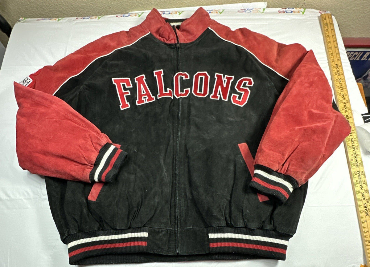 G-III Apparel Group Atlanta Falcons Suede Leather Jacket XXL