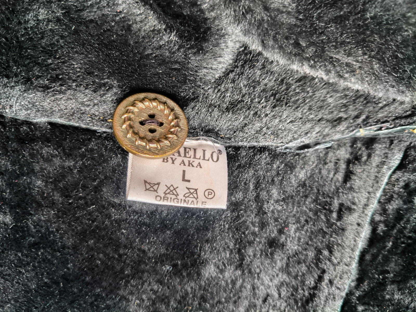 Penny Lane Belted Sheepskin Shearling Coat Size L