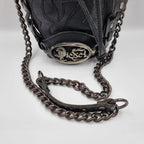 Diesel Vintage Black Leather Shoulder Bag