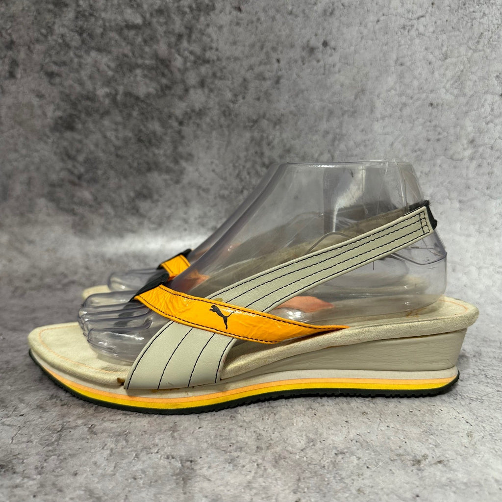 Puma Y2K Wedge Slingback Sandal Orange Women's Size 8