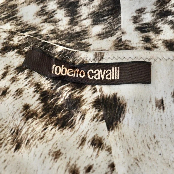 Vintage Roberto Cavalli Midi Silk Dress