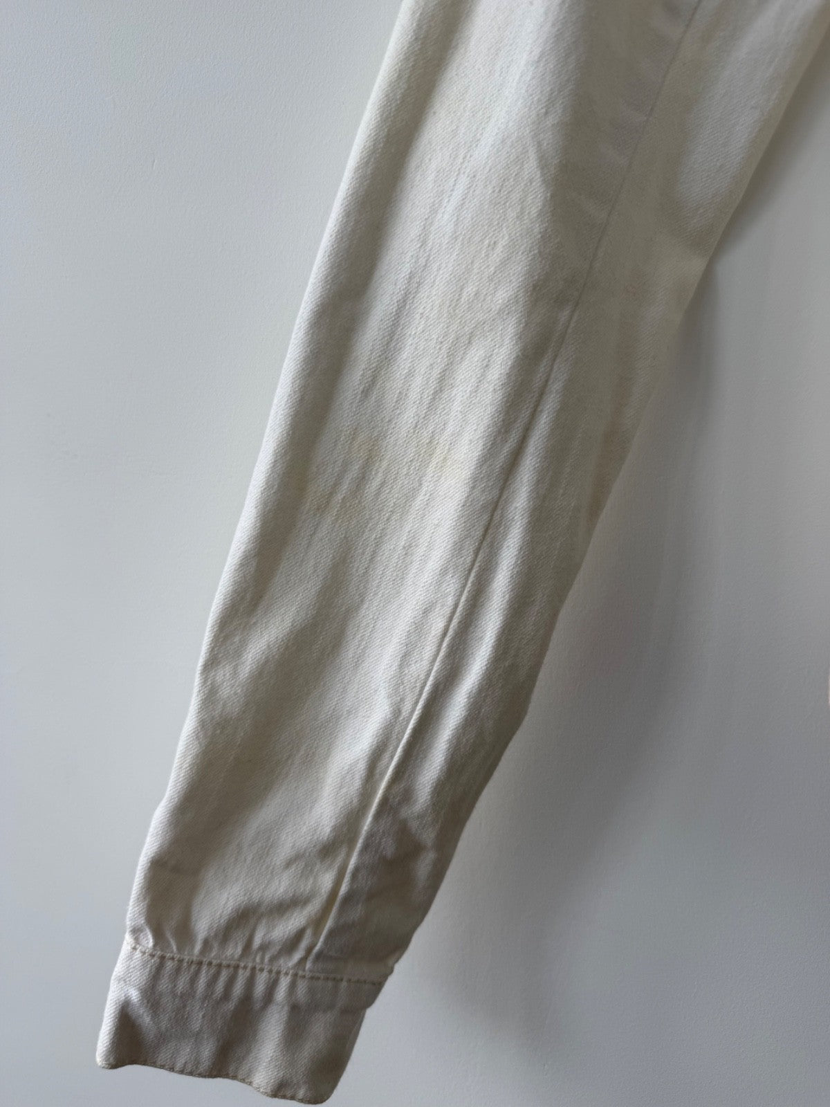 Plein Sud White Denim Napoleon Jacket Size XS