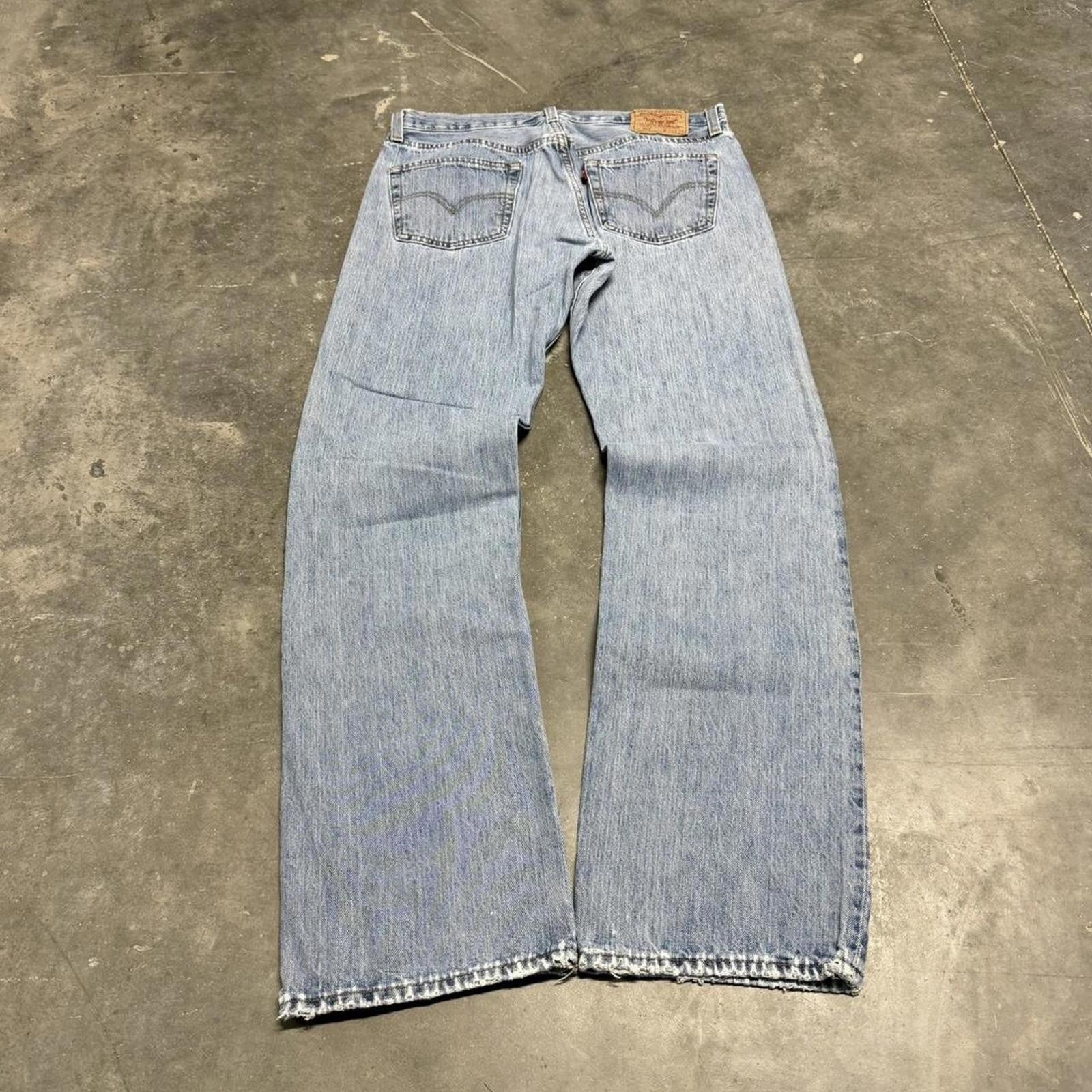 Vintage Levi’s 501 Light Wash Straight Leg Jeans