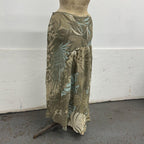 Vintage Y2K Multiples Créateur Asymmetric Silk Maxi Skirt