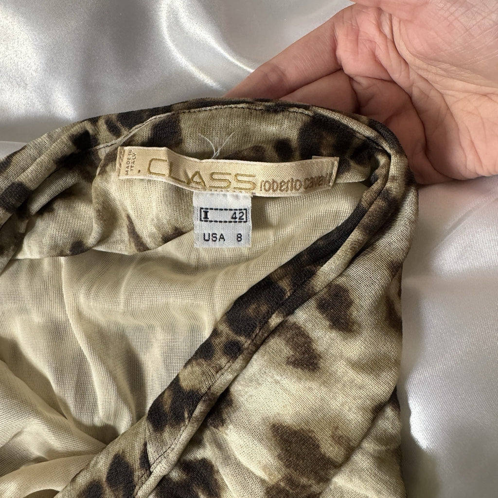RARE!!! ROBERTO CAVALLI CLASS CAVALLI LEOPARD DRESS FROM 2000’s-