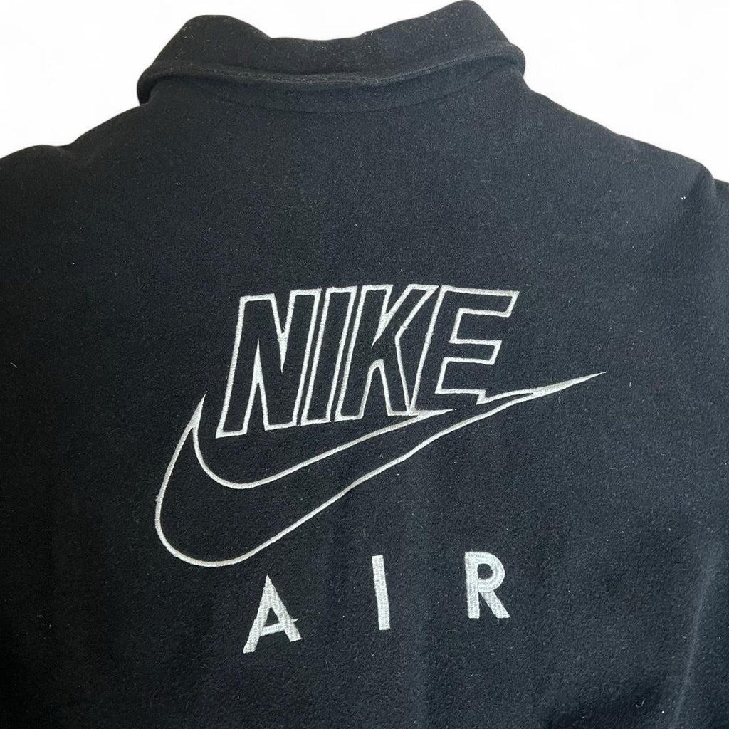 Vintage 90s Nike Air Wool Varsity Jacket Embroidered Rare Mens Size Large