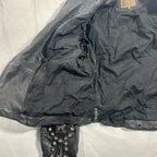 Double D Ranch Angels on Horseback Biker Jacket Black Leather Medium