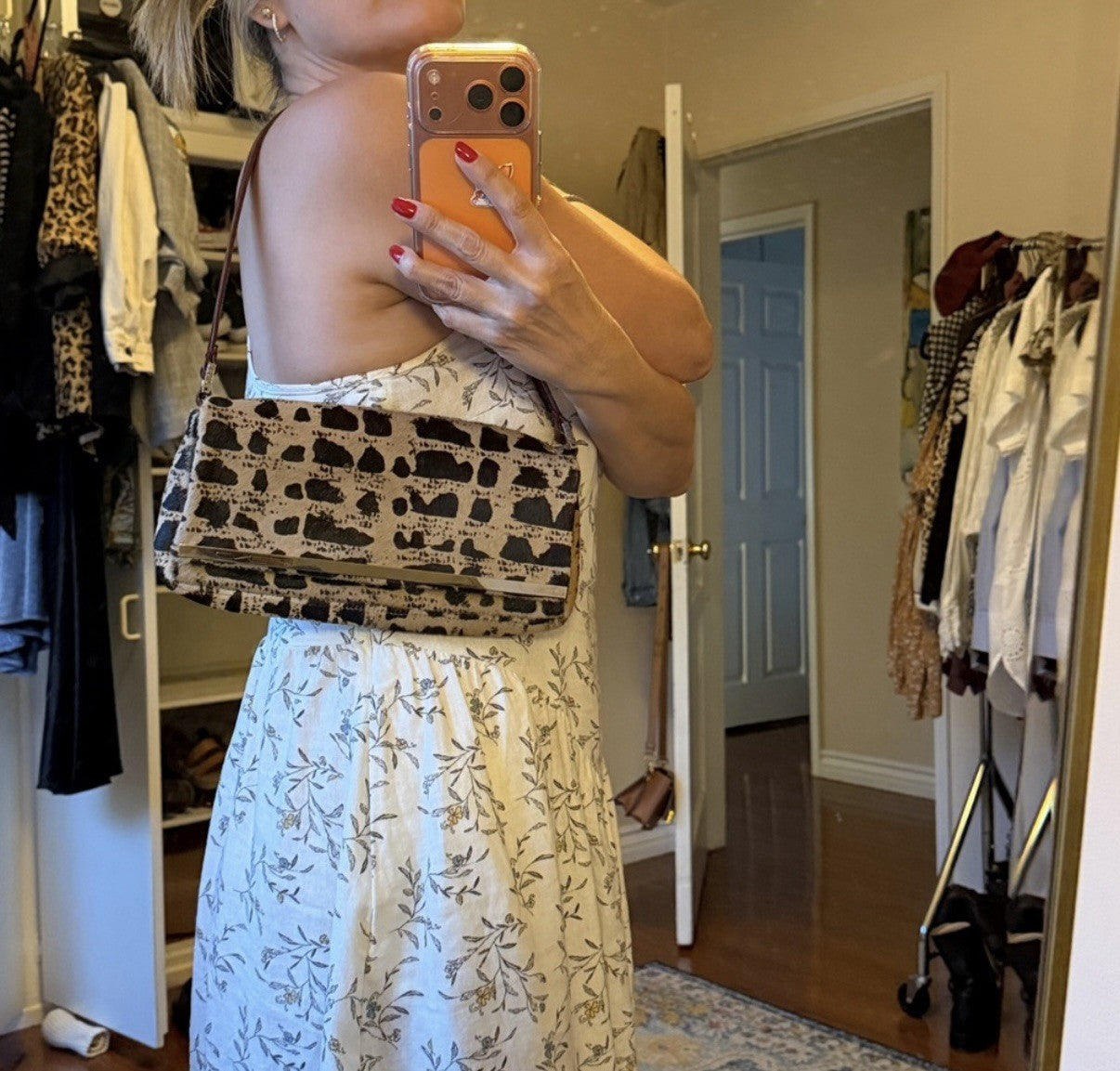 Vintage Pony hair Fendi Baguette Shoulder Bag