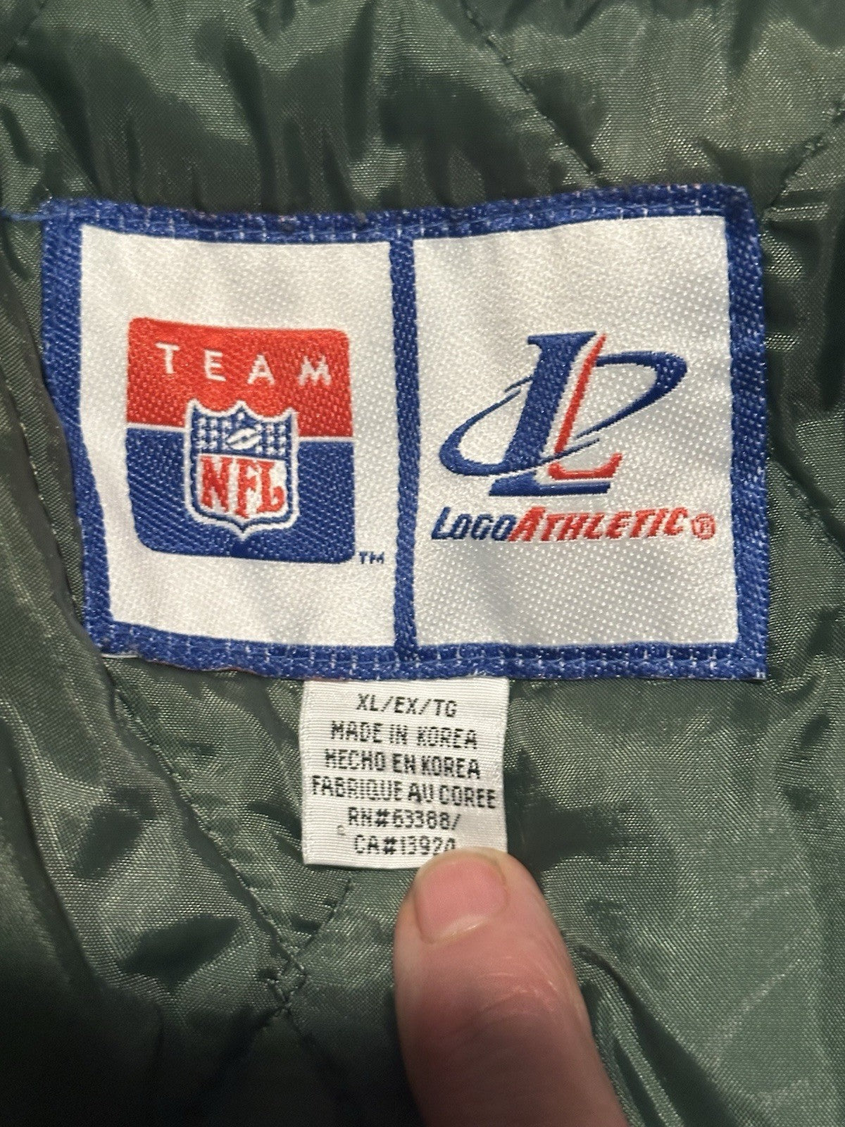 Vintage Green Bay Packers Puffer Jacket XL