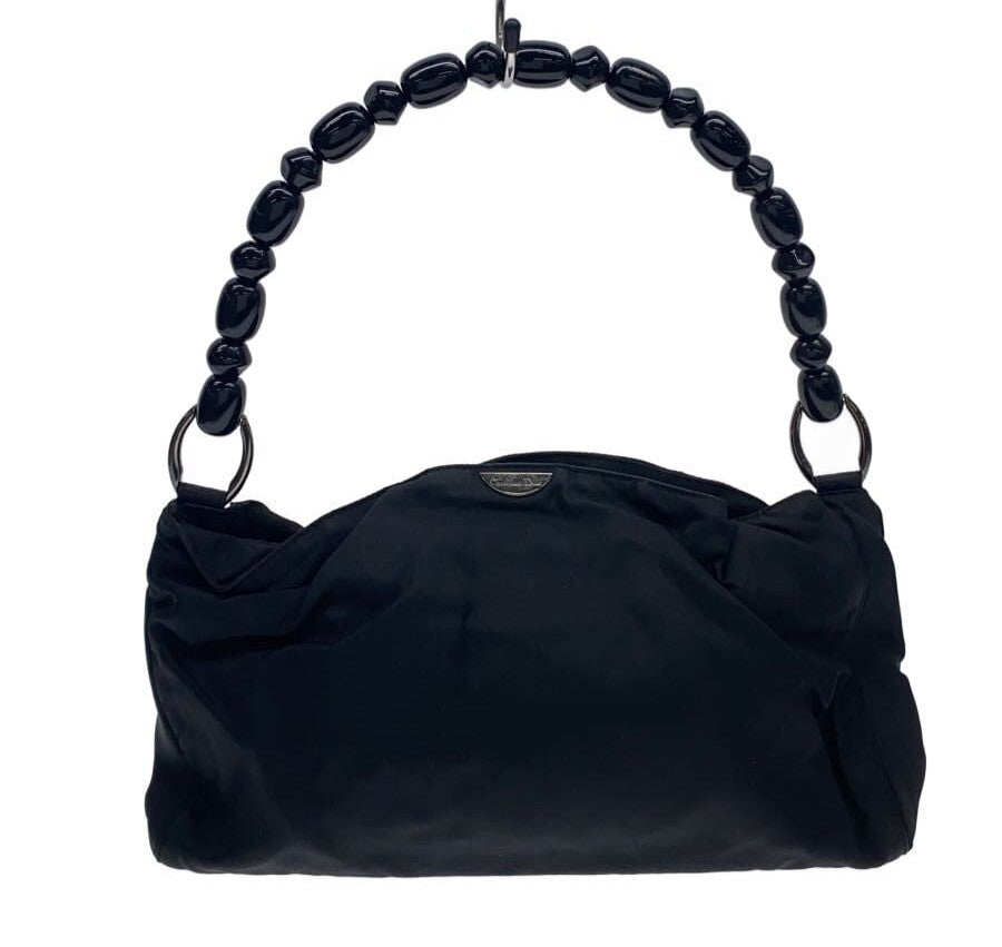 Dior Malice Pearl Hand Bag Black W12in. Authentic Vintage