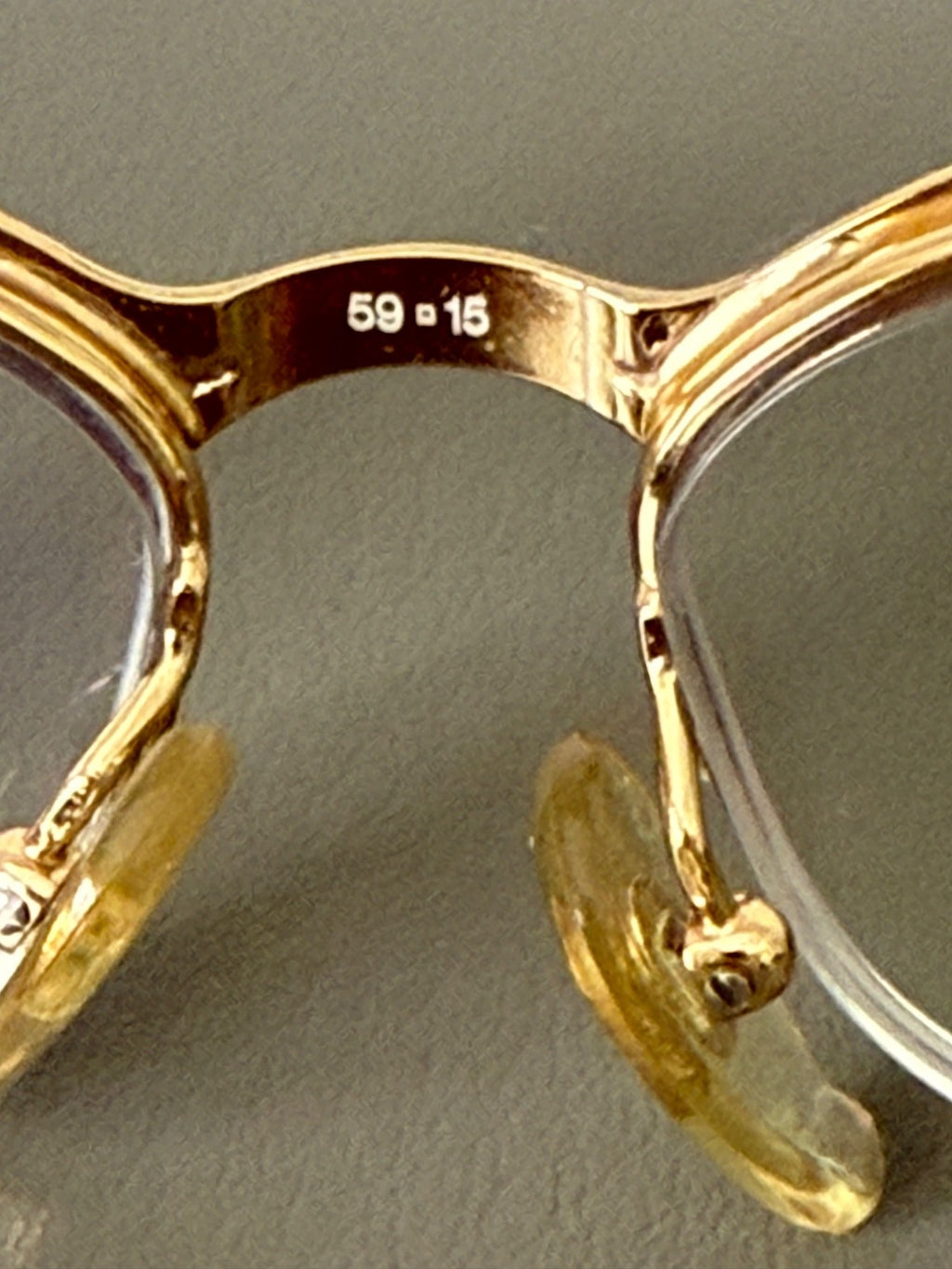 Gianfranco Ferre 1990's VINTAGE Cat Eye Sunglasses 191/S 012 Gold Half Rim