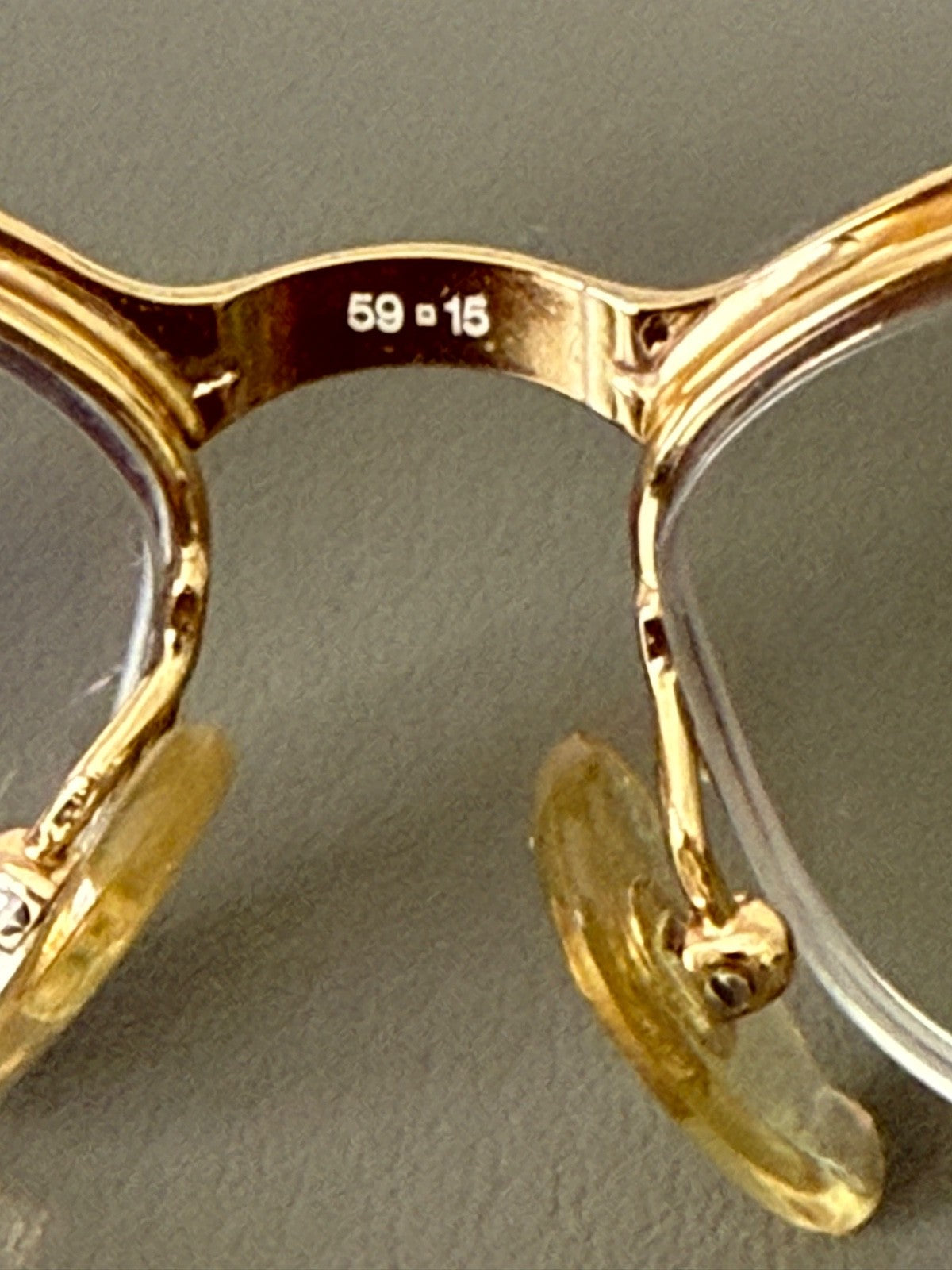 Gianfranco Ferre 1990's VINTAGE Cat Eye Sunglasses 191/S 012 Gold Half Rim