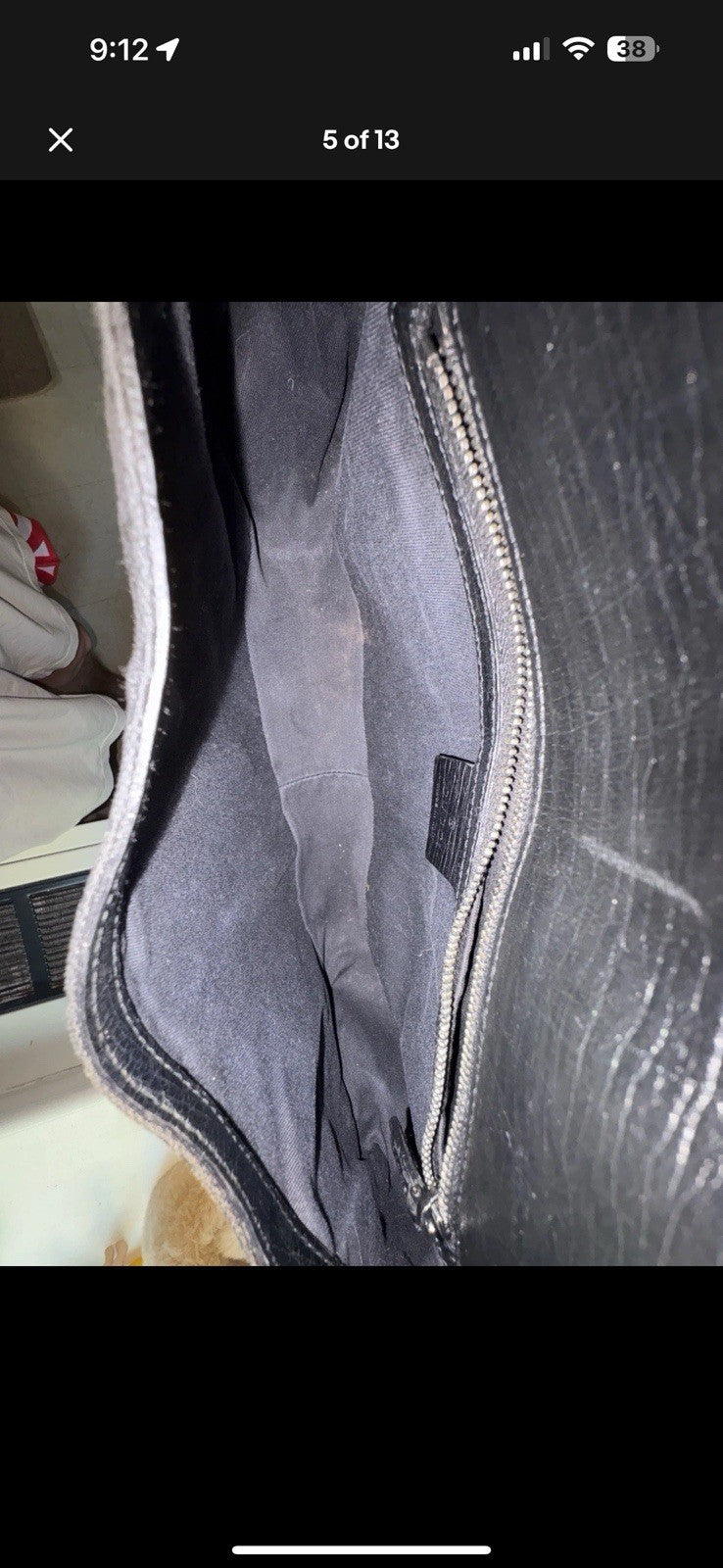 Black Gucci shoulder bag 2003 Tom Ford horsebit detail