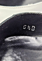 Ralph Lauren Collection Y2K Black and White Cap Toe Slingback Pumps Size 5.5B