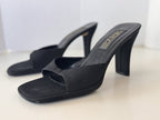 Vintage 90's Cathy Jean Black Slip On Heels
