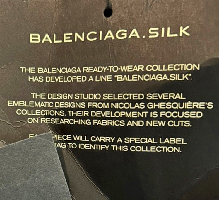Balenciaga Silk by NICOLAS GHESQUIERE Cream Tank Blouse FR36 S , Vintage 2009