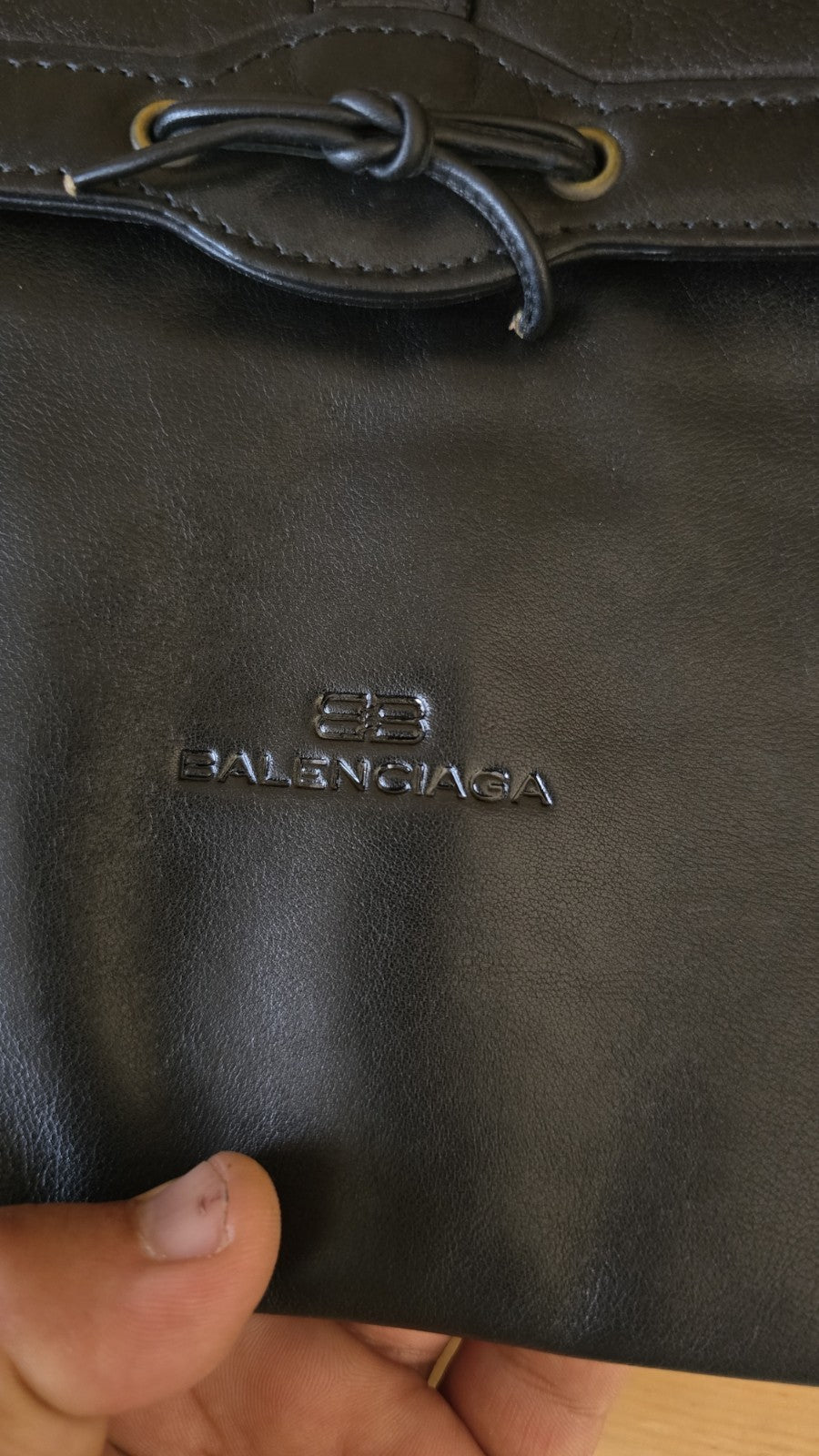 Y2k  Vintage Balenciaga Handbag Black Made In Spain