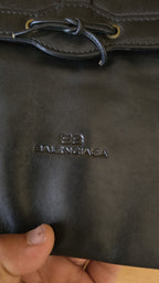 Y2k  Vintage Balenciaga Handbag Black Made In Spain