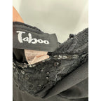 Vintage Taboo Black Lace Sequin Dress