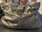 Francesco Biasia Studded Leather Hobo Satchel