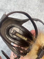 Roberto Cavalli 2000s Brown Fur High Heels