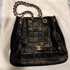 Vintage Chanel Tote Pony Hair Bag - Rare- Serial Numbers Intact