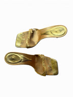 Rare Vintage Giuseppe Zanotti Gold Snake Heels
