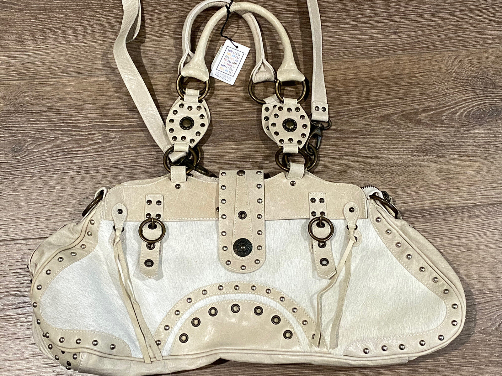 Minelli Cowhide and Leather Purse