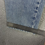 Vintage Levis 505 Jeans Mens 33x34 (32x33.5) Light Wash Straight Denim USA 90s