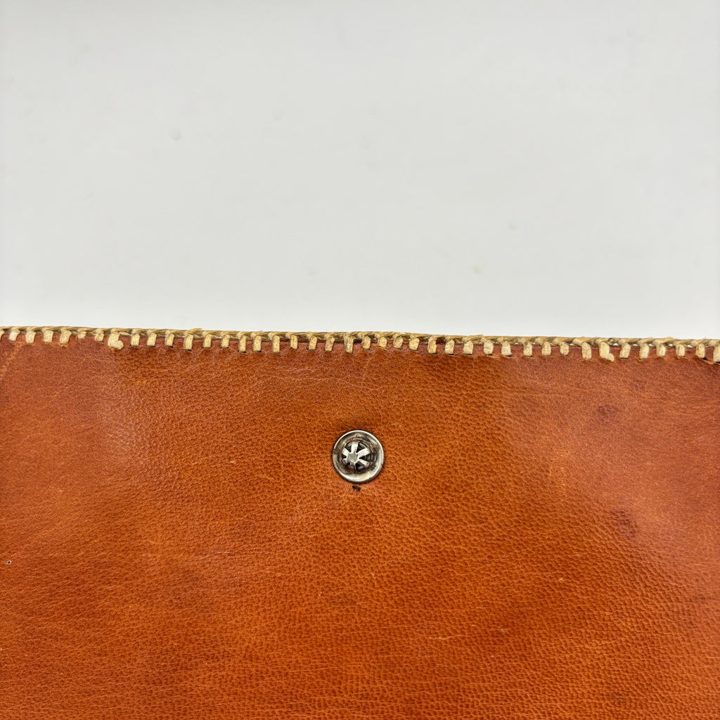 Vintage 1940s Genuine Python Snakeskin Clutch Purse Talon Hand Bag Exotic