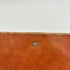 Vintage 1940s Genuine Python Snakeskin Clutch Purse Talon Hand Bag Exotic