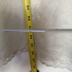 Vtg 70s Christian Dior Lingerie Ivory Lace Silk Nightgown Slip Womens Small