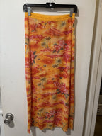 Victoria's Secret 1990s Mesh Lace Tropical Tank and Maxi Skirt Set Medium Large