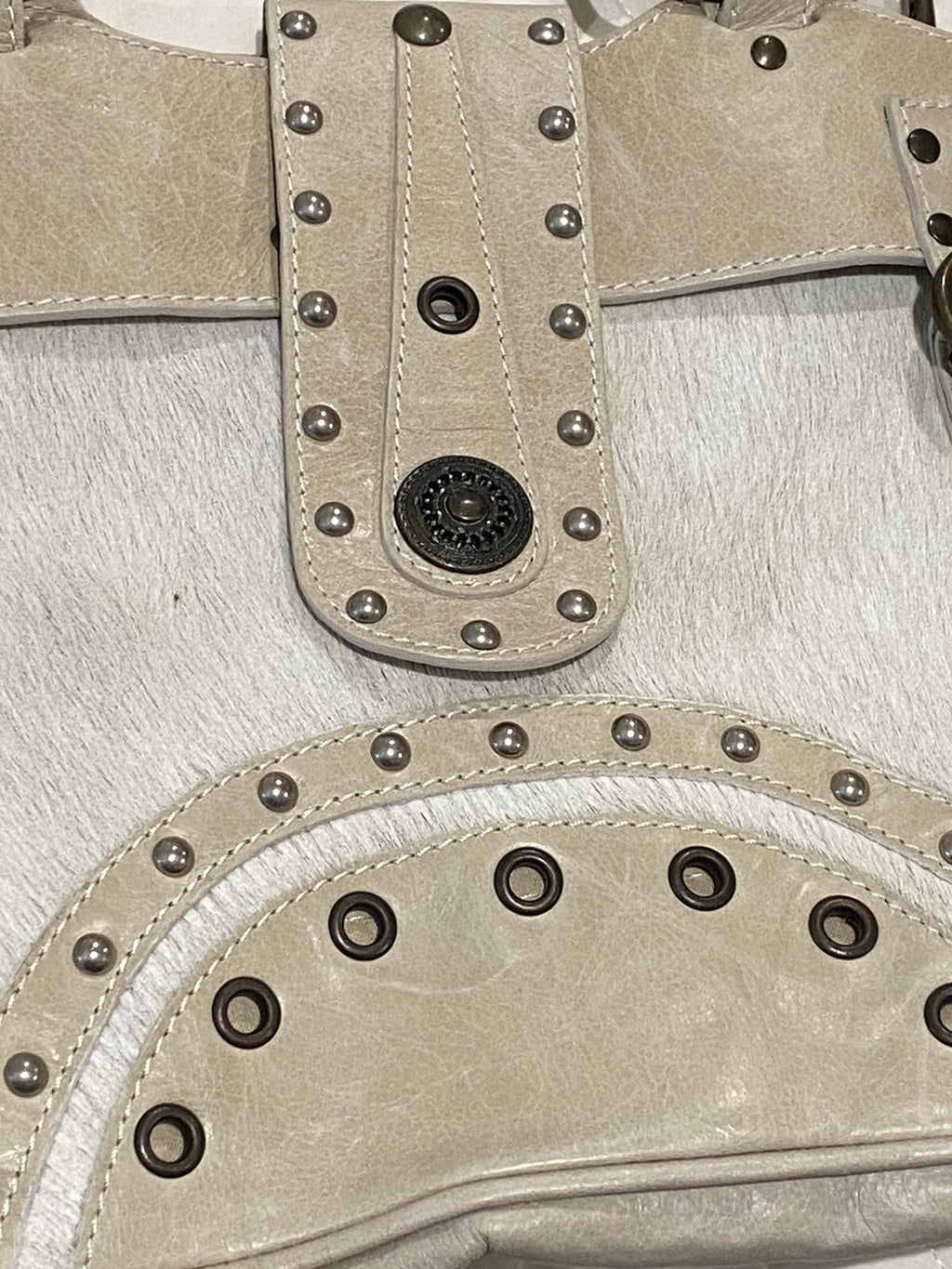 Minelli Cowhide and Leather Purse