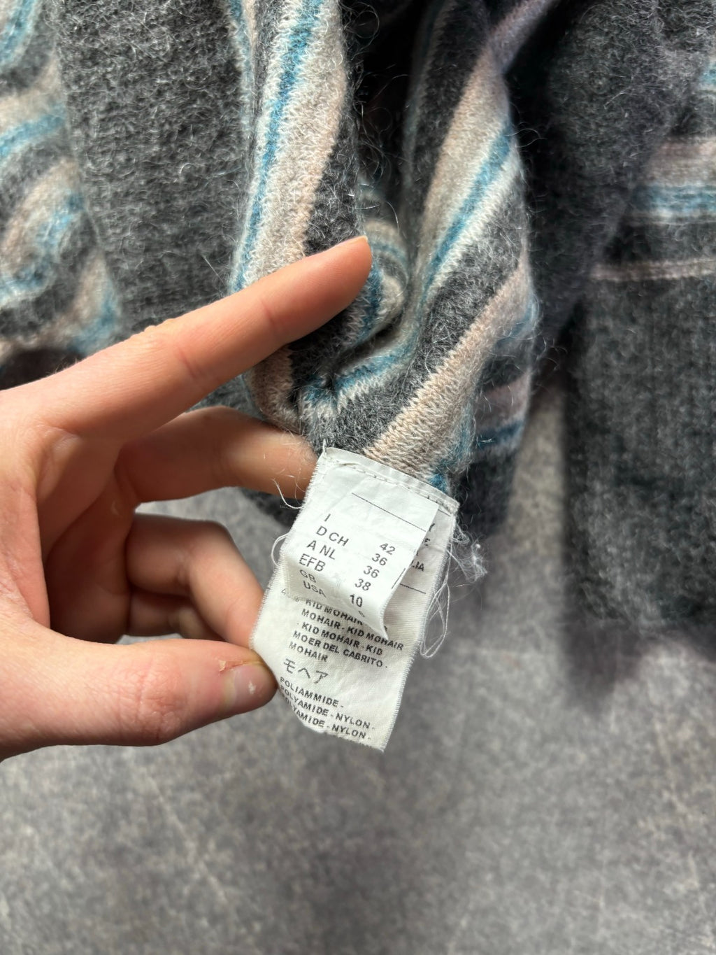 Missoni Striped Mohair Wool Turtleneck