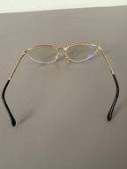 Gianfranco Ferre 1990's VINTAGE Cat Eye Sunglasses 191/S 012 Gold Half Rim