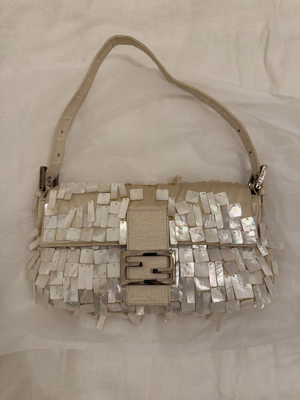 Fendi Mother of Pearl Baguette