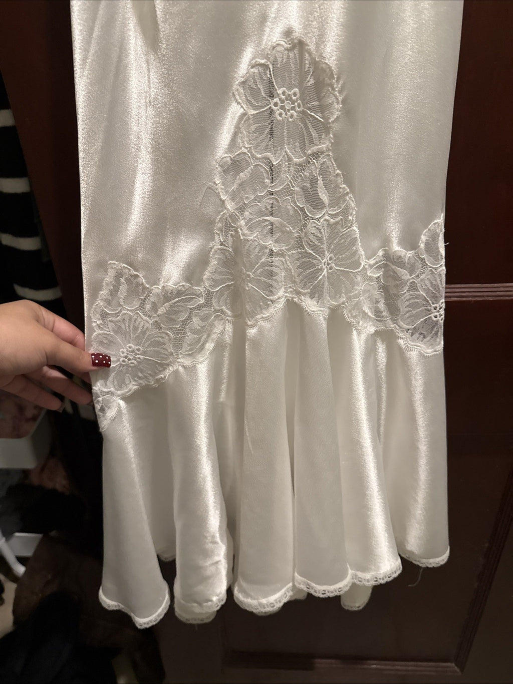 Christian Dior Vintage Silk Strap Nightgown Sizes S/M