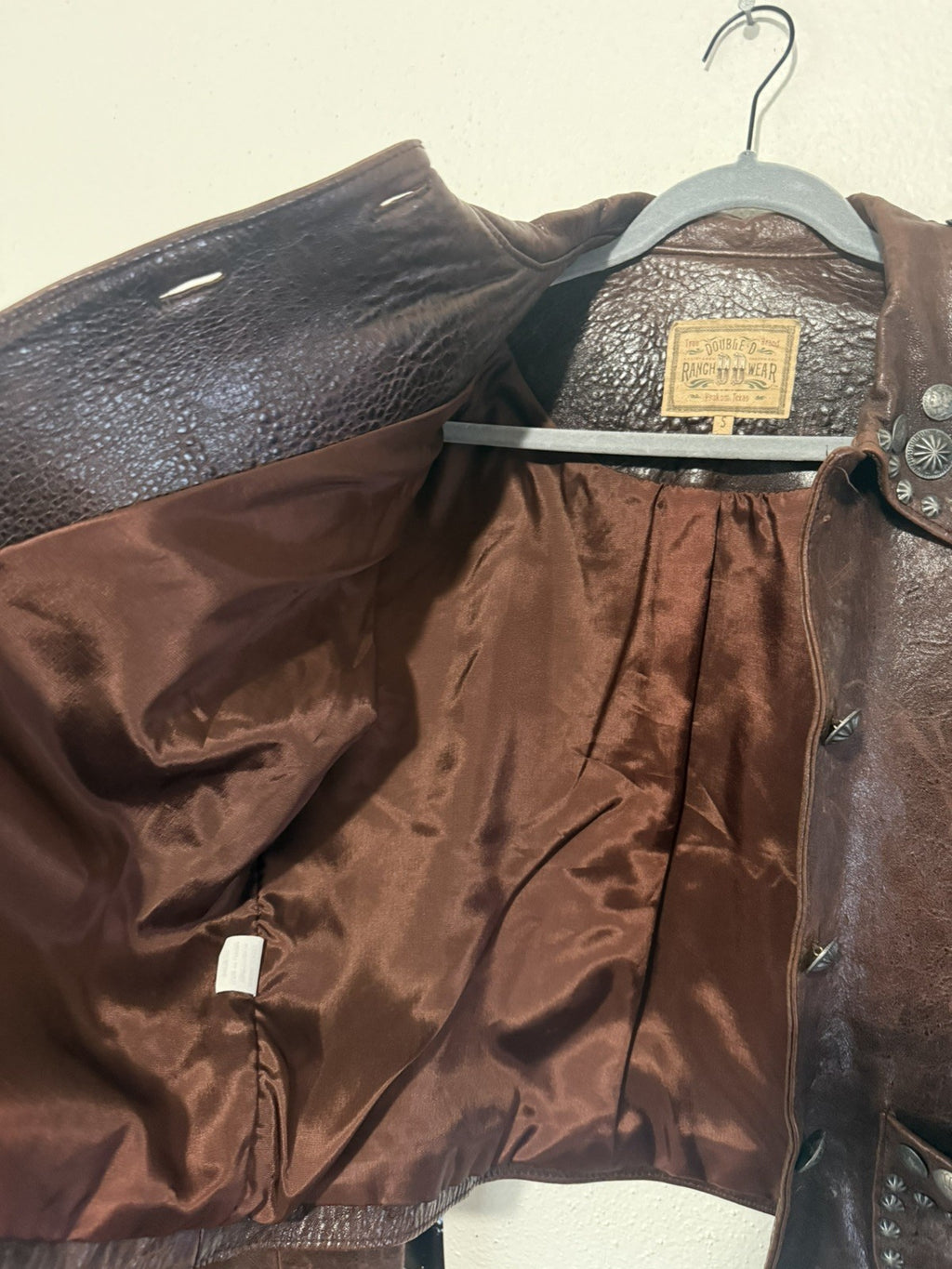 Vintage Double D Ranchwear Studded Leather Jacket Small