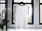 Dolce & Gabbana Vintage Purple Runway Pin Logo Outline Tank Top (S/S 2001 )