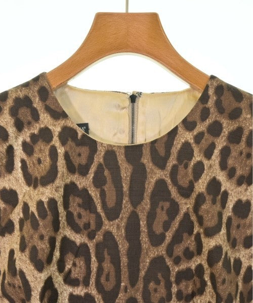 Dolce & Gabbana Leopard Print Dress, Brown
