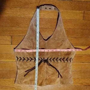 Y2K Vintage NWT Wilsons Leather Maxima Tan Suede Set