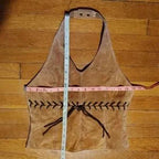 Y2K Vintage NWT Wilsons Leather Maxima Tan Suede Set