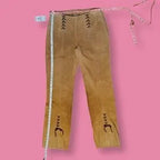 Y2K Vintage NWT Wilsons Leather Maxima Tan Suede Set