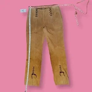 Y2K Vintage NWT Wilsons Leather Maxima Tan Suede Set