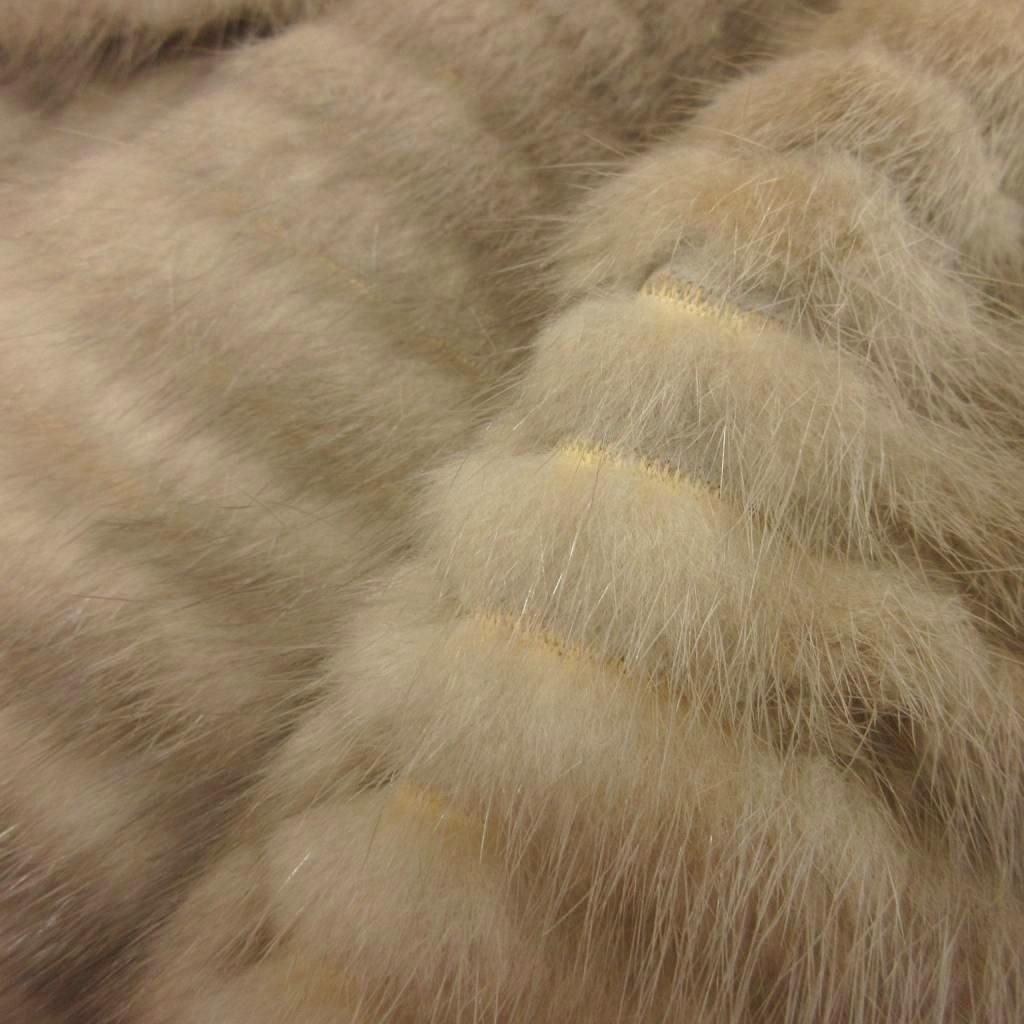Logan Fur Saga Mink Coat
Beige Groomed Fur, Size XS