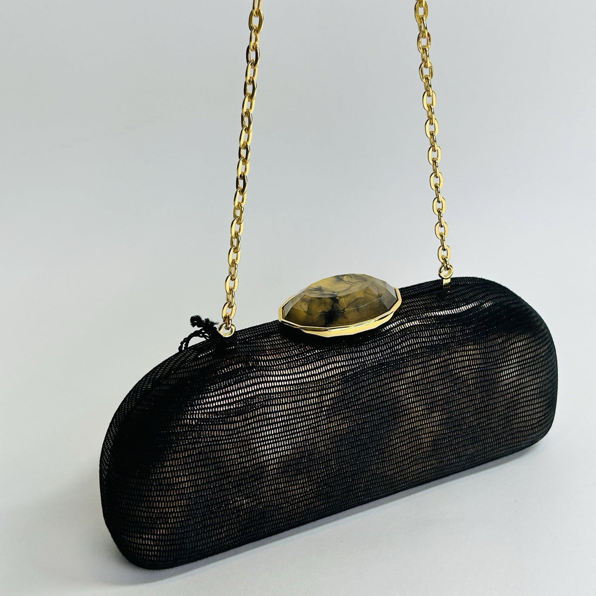 Judith Leiber Moire Classic Clutch Evening Bag